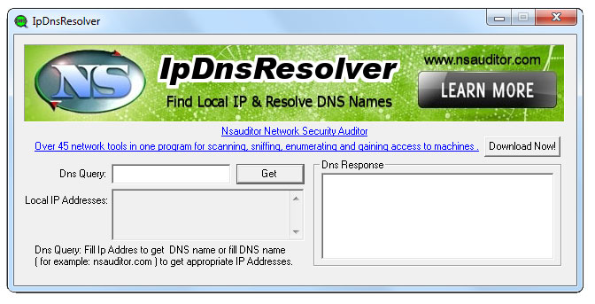 Screenshot for IpDnsResolver 1.4.5