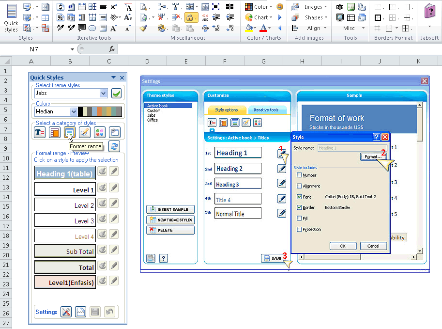 Click to view Spreadsheet Presenter 3.3.1 screenshot