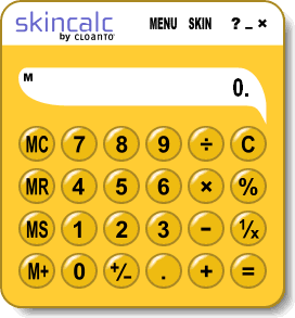 Click to view SkinCalc 3.5.9.1 screenshot