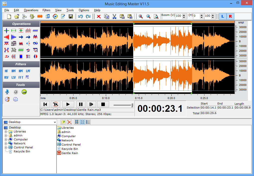 Click to view Music Editing Master 11.6.3 screenshot