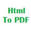 Click to view Html To PDF For Windows 2.0.2013.612 screenshot