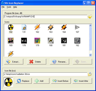Click to view Sib Icon Replacer 2.32 screenshot