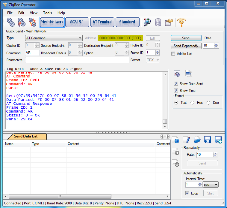 Click to view ZigBee Operator 1.0.151 screenshot
