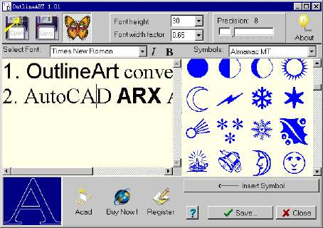 Click to view OutlineArt 1.9.1 screenshot