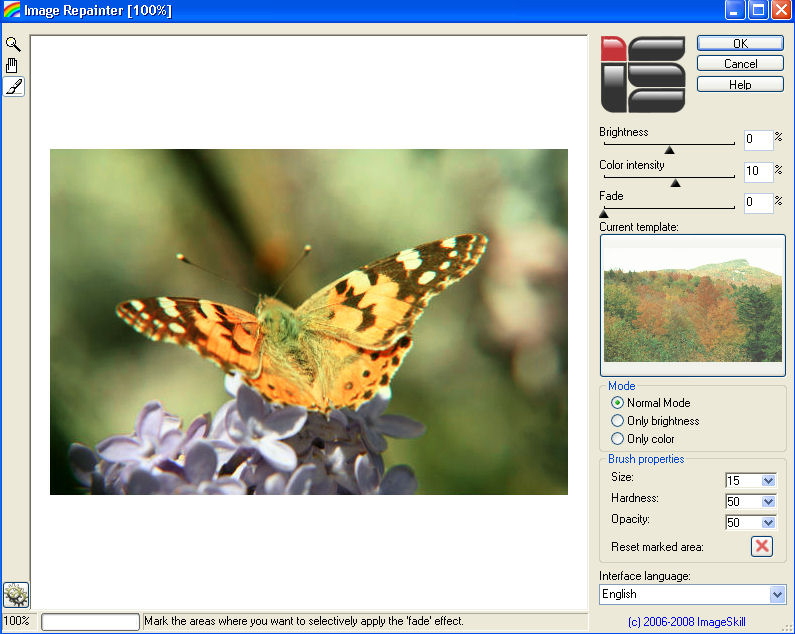 Click to view Image Repainter 1.5 screenshot