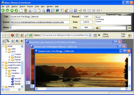 Click to view iMiser Research Assistant 3.3 screenshot