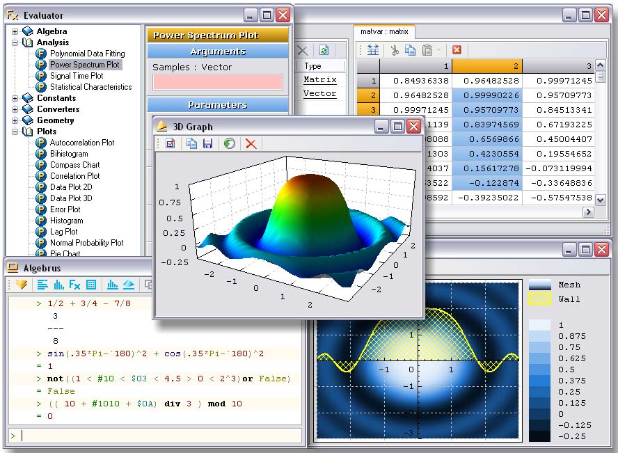 Click to view Algebrus 3.1 screenshot