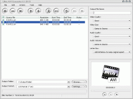 Click to view Ultra AVI Converter 6.4.0311 screenshot