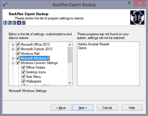 Click to view BackRex Expert Backup 2.8.175 screenshot