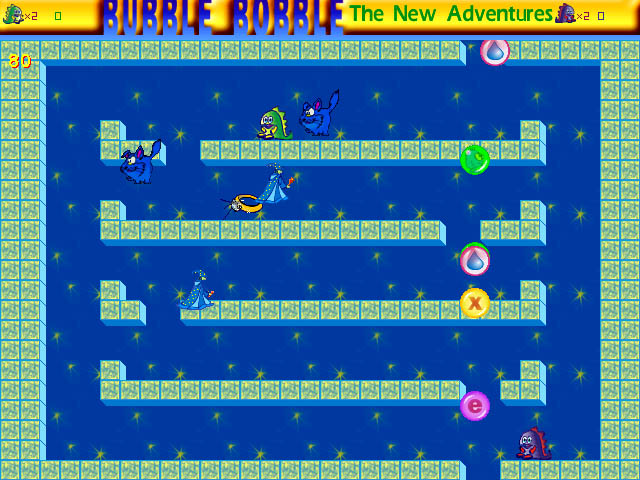 Click to view Bubble Bobble: The New Adventures 1.7 screenshot