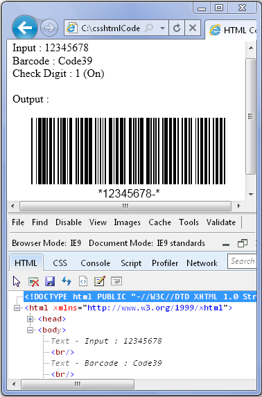 Click to view ConnectCode HTML Barcode SDK 1.0 screenshot