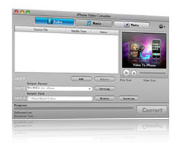 Click to view iPhone Video Converter 2.0 screenshot