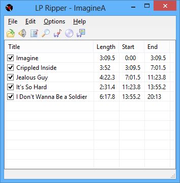 Click to view LP Ripper 11.0.0 screenshot