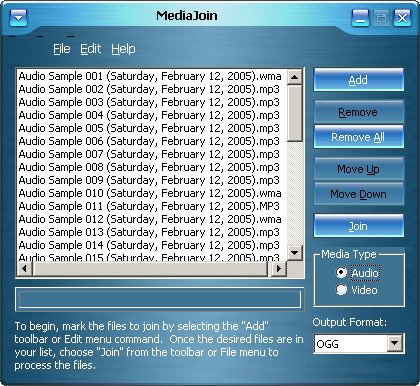 Click to view MediaJoin 3.0 screenshot