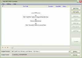 Click to view Allok MP3 WAV Converter 1.1.0 screenshot