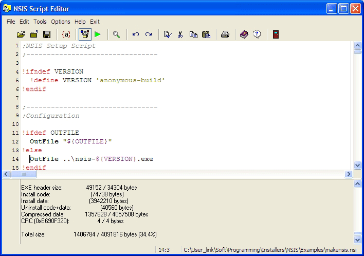 Click to view NSIS_Script_Editor 2.2 screenshot