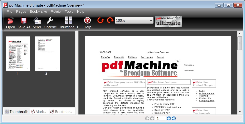 Click to view pdfMachine 14.67 screenshot