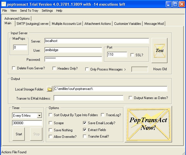 Click to view PopTransAct 4.0 screenshot