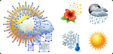 Click to view Icons-Land Weather Vector Icons 1.0 screenshot
