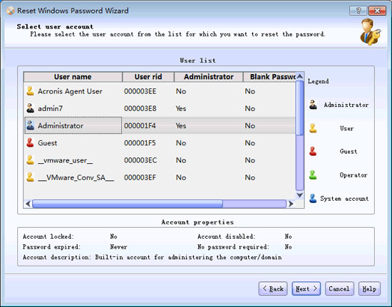 Click to view Lazesoft Recover My Password Pro 3.4.0 screenshot