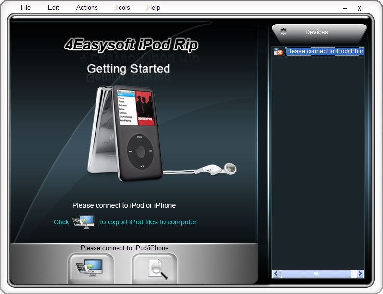 Click to view 4Easysoft iPod Rip 4.0.36 screenshot