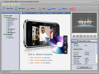 Click to view Clone2Go DVD to iPhone Converter 2.8.0 screenshot