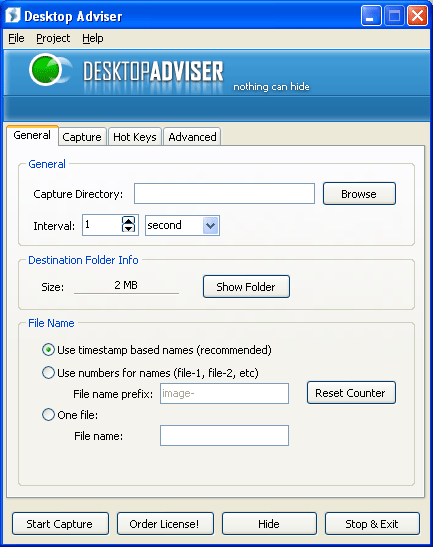 Click to view Desktop Adviser 5.7 screenshot