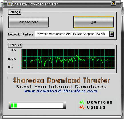 Click to view Shareaza Download Thruster 3.7.0 screenshot