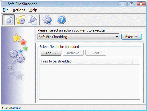 Click to view Safe File Shredder 1.1.9.6 screenshot