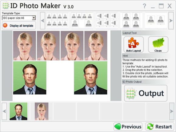 Click to view ID Photo Maker 3.2 Build 1118 screenshot