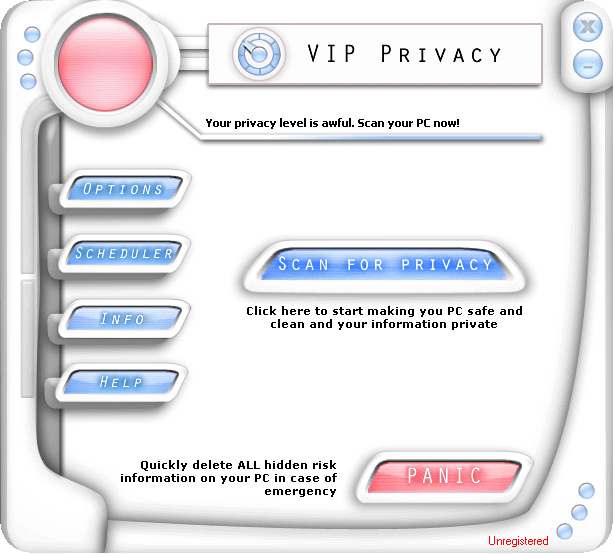 Click to view VIP Privacy 1.3 screenshot