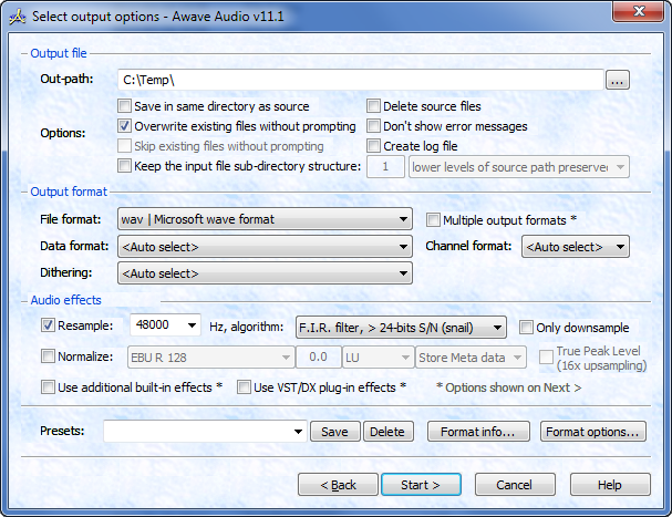 Click to view Awave Audio 11.1 screenshot