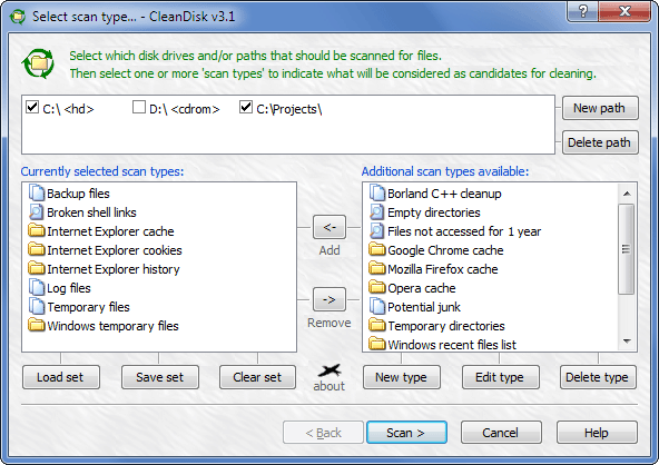 Click to view CleanDisk 3.2 screenshot