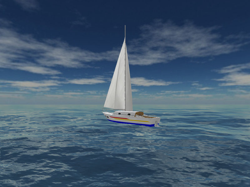 Click to view Sea Yacht Cruise 3D Screensaver 1.1.2.2 screenshot