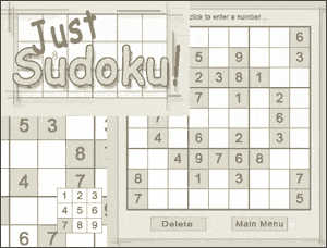 Click to view Just Sudoku 1.0 screenshot