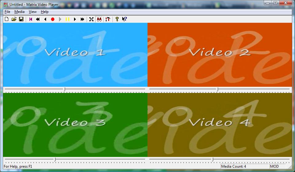 Click to view Matrix Video Player Lite 1.0 screenshot