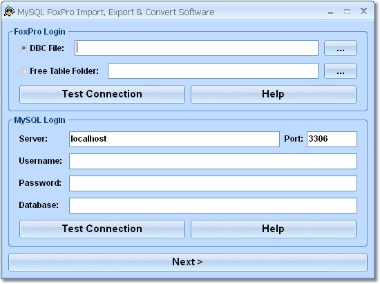 Click to view MySQL FoxPro Import, ../36234/Export__amp.css; Convert Software 7.0 screenshot