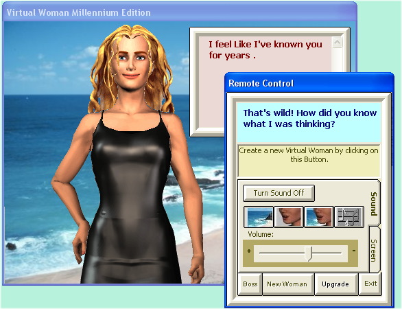 Click to view Virtual Woman Millennium Beta Test .95391 screenshot