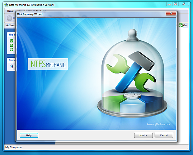 Click to view NTFS Mechanic 1.62.4 screenshot