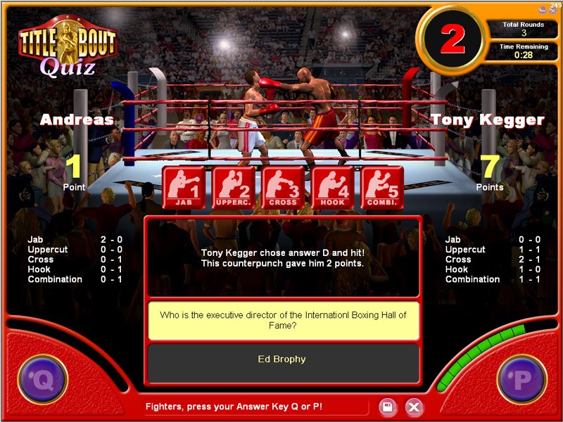 Click to view Title Bout Boxing Quiz 1.1.6 screenshot