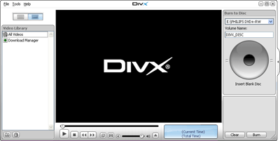 Click to view DivX Play Bundle (incl. DivX Player) 6.2 screenshot