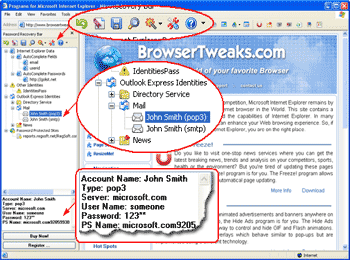 Click to view Password Recovery Bar 1.2.5 screenshot