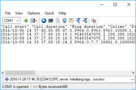 Click to view Advanced PBX Data Logger 3.2.1.911 screenshot