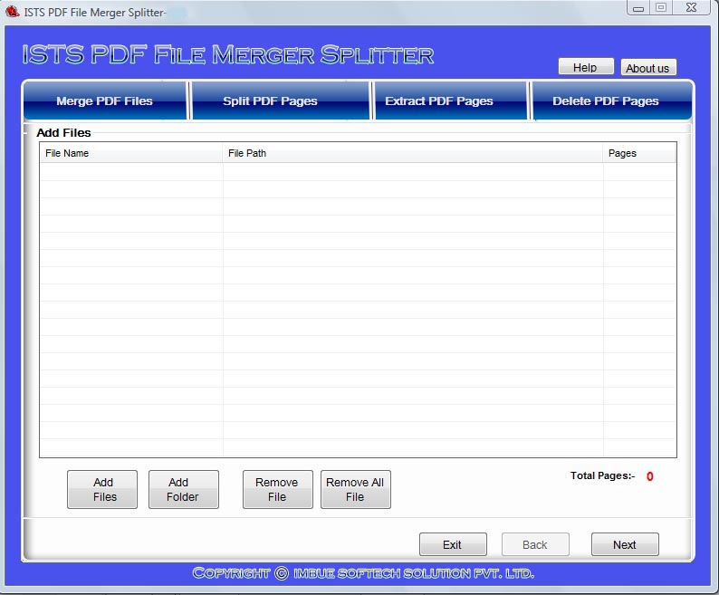 Click to view PDF Documents Splitter Software 2.8.0.4 screenshot