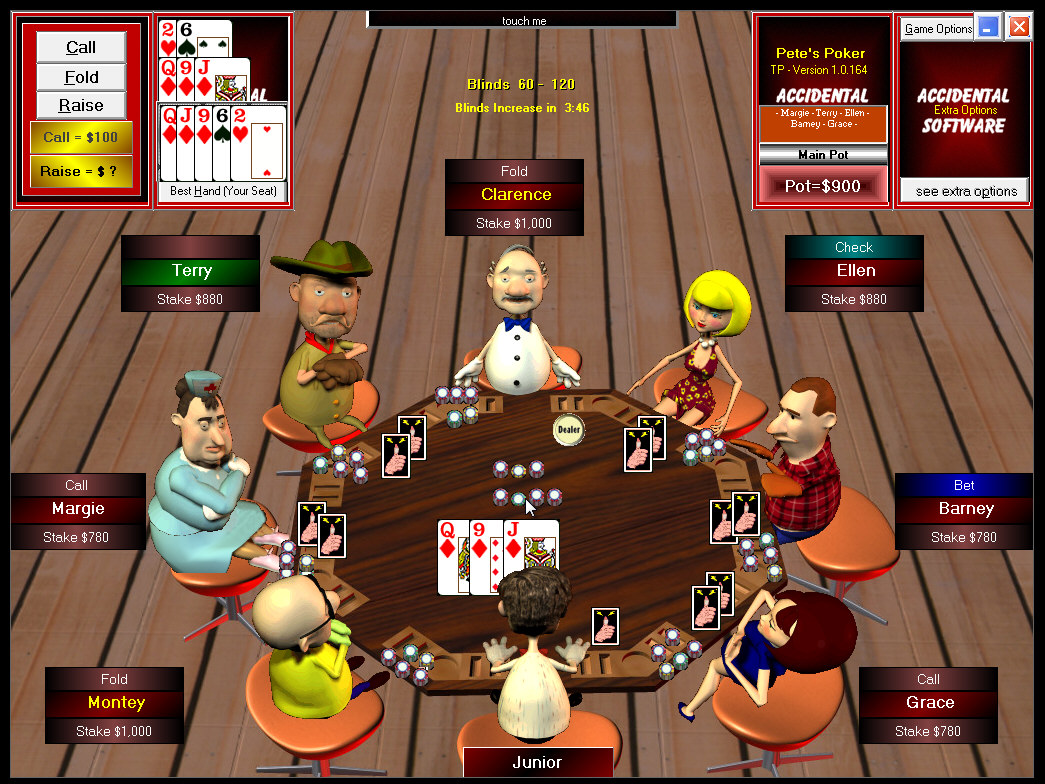 Click to view Pete's Poker 1.0.177 screenshot