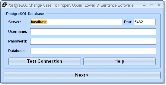 Click to view PostgreSQL Change Case To Proper, Upper, Lower & S 7.0 screenshot