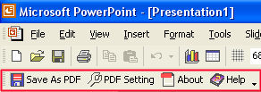 Click to view Convert PPT to PDF For PowerPoint 4.00 screenshot