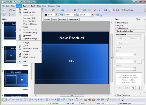 Click to view Novus Office Premium 2011 screenshot