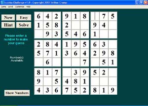 Click to view Sudoku Challenge 2.0 screenshot