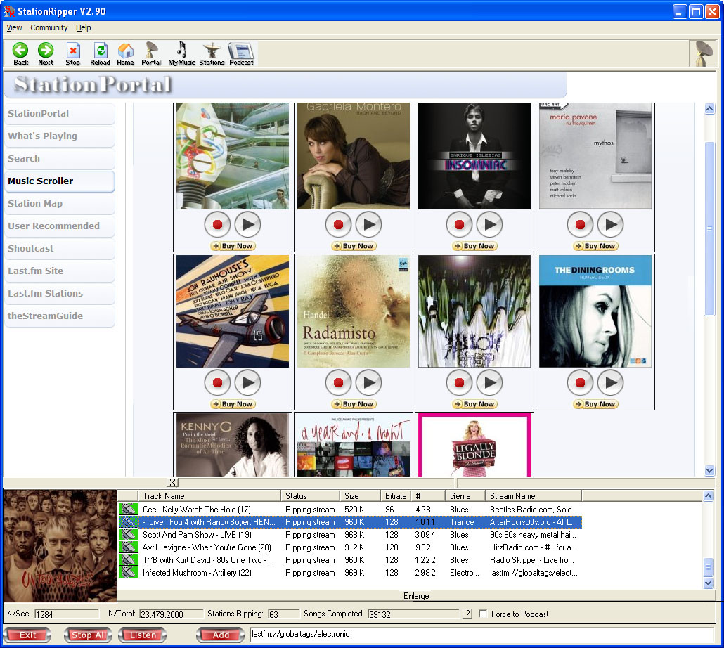 Click to view StationRipper 2.98.5 screenshot